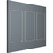Ekena Millwork 24-in. W x 48-in. H Bradford Leaf Panel Moulding Kit Triple Panel PMLKBR24X48C - alternate 4